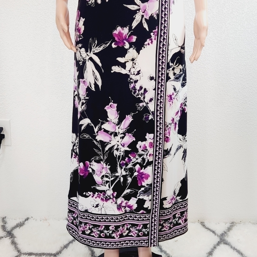 White House Black Market Strapless Floral  Maxi Dress Size: XS - Picture 7 of 16